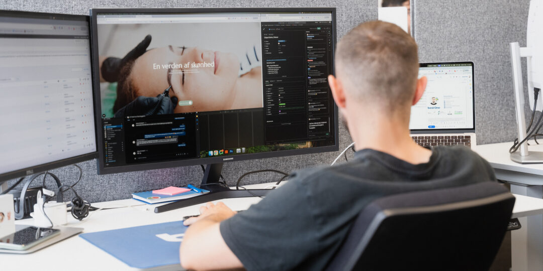 Vi laver din nye hjemmeside