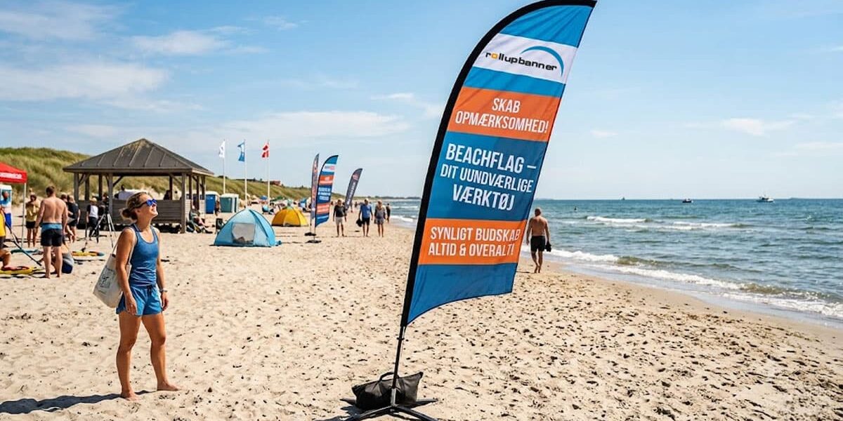 Udendørs blikfang: Sådan får du mest ud af dine beachflag